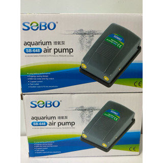 MÁY TẠO OXY 2 VÒI SOBO cao cấp. SB- 648 DÂY VÀ SỦI OXY CHO BỂ CÁ CẢNH