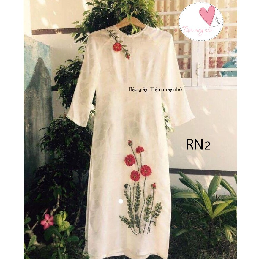 RN2_ Rập giấy may áo dài nữ
