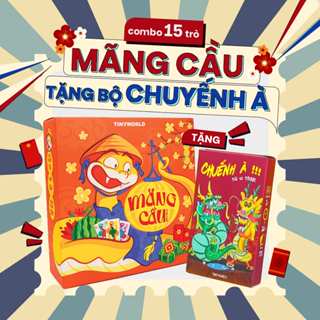 Combo 15 trò chơi Boardgame Tết 2025 Tết Ất Tỵ kèm book Chuếnh À cho dịp tụ tập bạn bè, gia đình
