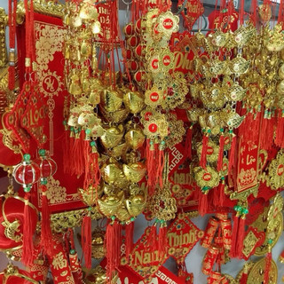 10 dây liễng treo trang trí lễ Tết 2025,Khánh treo Cây Mai,cây Đào,Cây quất(NHIỀU MẪU)