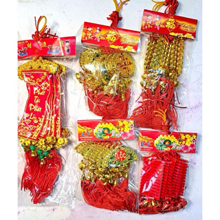 10 dây liễng treo trang trí lễ Tết 2025,Khánh treo Cây Mai,cây Đào,Cây quất(NHIỀU MẪU)