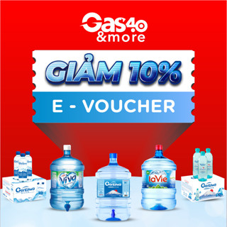 Gas4.0 &more [E-voucher] – Voucher giảm 10% sản phẩm bình/thùng nước uống