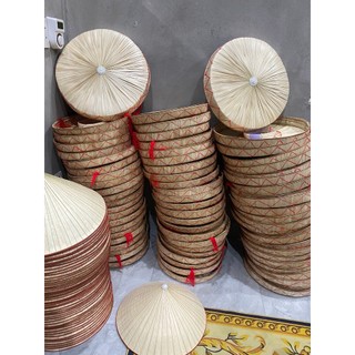 Nón quai thai sơn cờ đỏ, nón quai thao biểu diễn ( kèm quai nón)