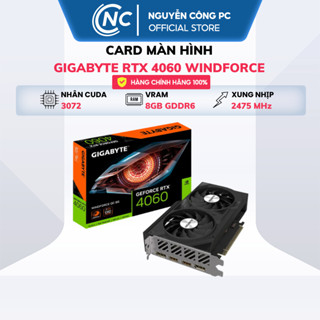 Card Màn Hình Gigabyte GeForce RTX 3050/3060/4060 WINDFORCE OC  - Hàng chính hãng BH 36 TH