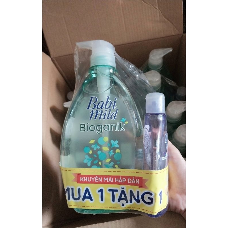 TẮM GỘI BÉ BABI MILD ( Chai 800ml + 125ml)