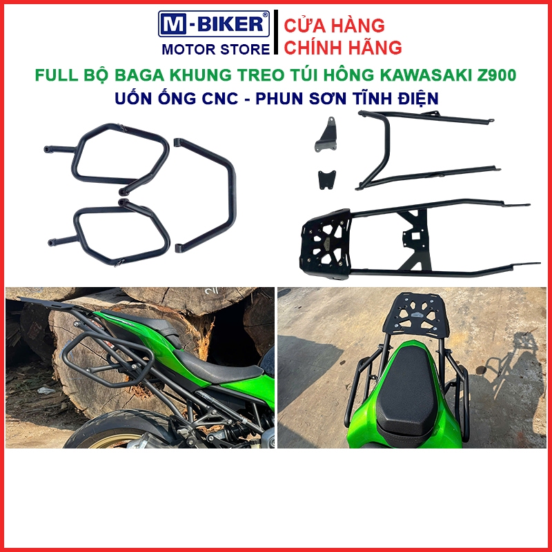 Baga Kawasaki Z900, Baga khung treo túi hông dành cho Kawasaki Z900 chính hãng MBIKER