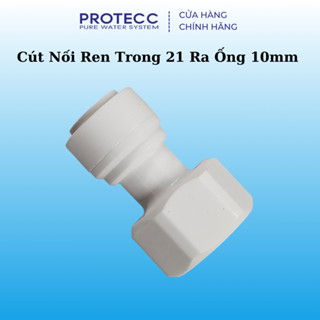 Cút Ren Trong 21 Ra 10mm ( 3/8") - Nối Ren Trong 21-10 - Co Cút Lọc Nước