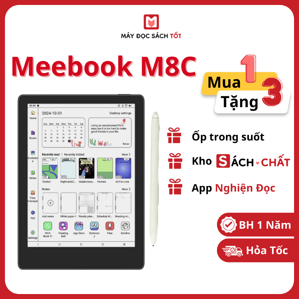 Máy đọc sách Meebook M8C
