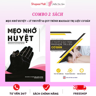 Sách - Combo Cuốn Mẹo Nhớ Huyệt + Lý Thuyết & Quy Trình Massage Trị Liệu Cơ Bản