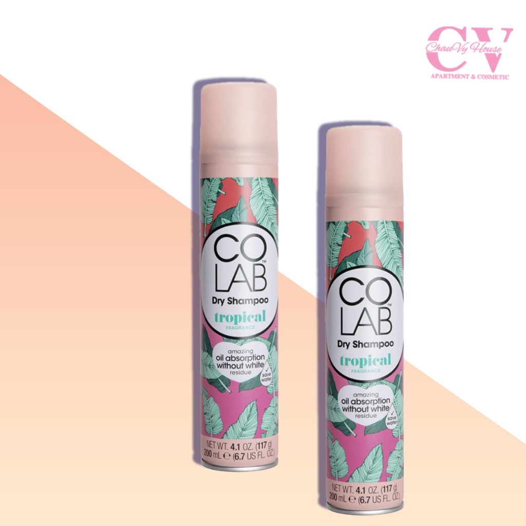 Gội Khô Colab Hương Tropical 200ml