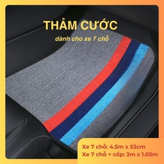 Thảm cước lót sàn xe 4-5 chỗ kích thước 3m x 53cm và 1.5m x 1.05m và 2m x 1.05m