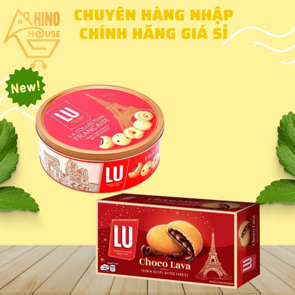 Bánh Quy Lu Choco Lava, Nhân Socola Tan Chảy, Hương Vị Thơm Ngon - Hinohouse