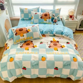 Bộ Vỏ Chăn Ga Gối Cotton Organic Mẫu Hoạt Hình Cho Bé, Ga Chun Đủ Size 1M2 1M6 2M2 Dreamhomebedding