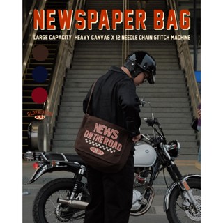 Túi Đeo Chéo - News On The Road - Phong cách Newspaper bag| Olderister - 3 màu