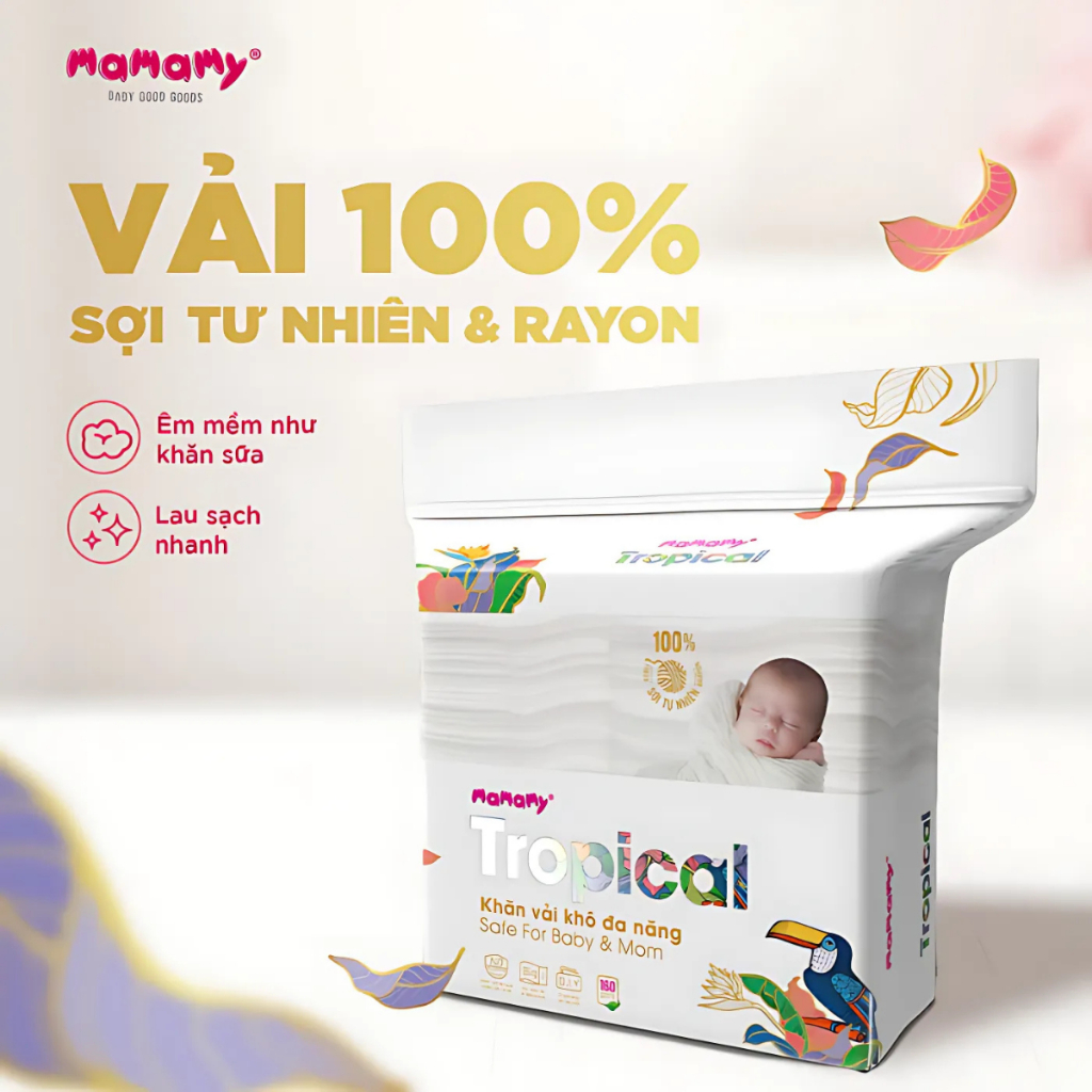 Khăn Giấy Rút Mamamy 160 Tờ Siêu Tiết Kiệm, Mền Mịn An Toàn Cho Mọi Loại Da | BigBuy360 - bigbuy360.vn