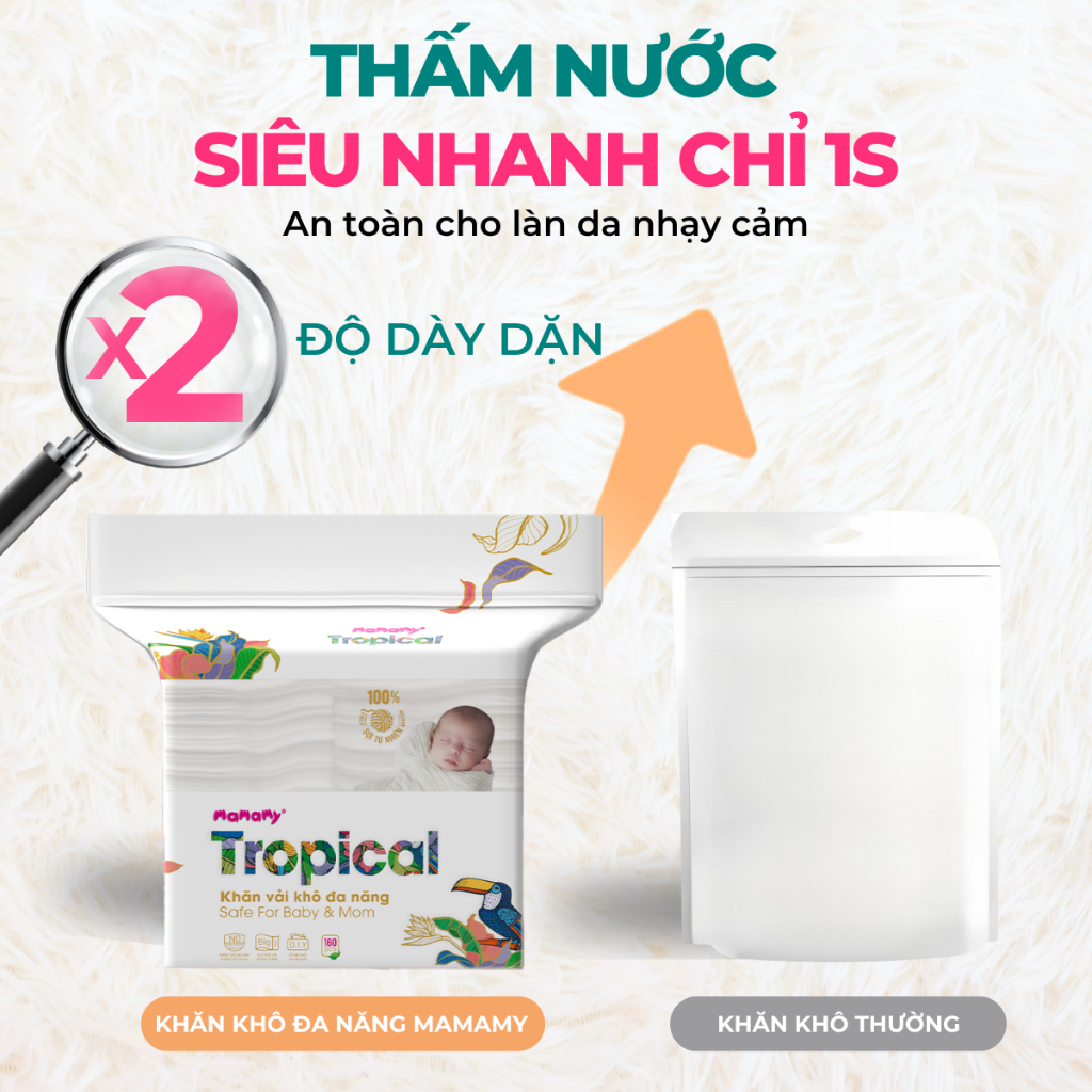 Khăn Giấy Rút Mamamy 160 Tờ Siêu Tiết Kiệm, Mền Mịn An Toàn Cho Mọi Loại Da | BigBuy360 - bigbuy360.vn