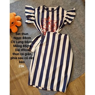 set bộ đầm,quần áo 2hand