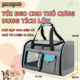 Túi vận chuyển chó mèo kiểu kết hợp Moorpet Thoáng Khí – Ba Lô Du Lịch Cho Thú Cưng Dưới 10kg