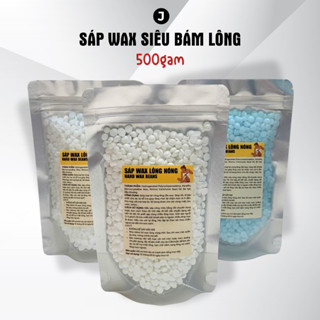 [500gram] Sáp wax lông dừa Premier cao cấp siêu bám - Hard wax beans - Tặng kèm serum mỡ trăn ức chế nang lông mọc lại