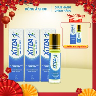 Lăn xoa bóp Xitda - Hỗ trợ giảm nhức mỏi xương khớp, vai gáy, lưng, dây thần kinh tọa (lọ 10ml)