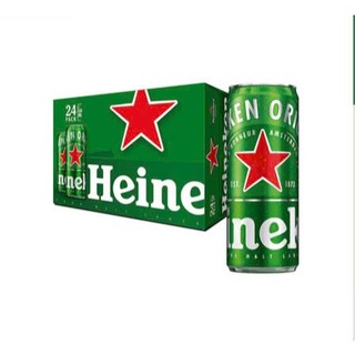Bia Heineken xanh lon cao thùng 24 lon 330ml