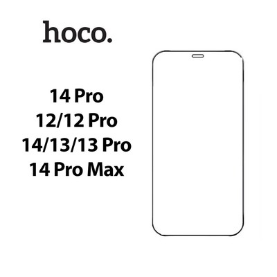Kính cường lực 5D Hoco G12 full màn hình chống bám vân tay , bảo vệ mắt dùng ip 14 Pro/12/12 Pro/14/13/13 Pro/14 Pro Max