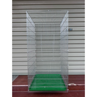 lồng tập lực đứng ,lồng nuôi chim sinh sản tất cả các loại chim vuông 50/50 cao 100 nan mạ crom