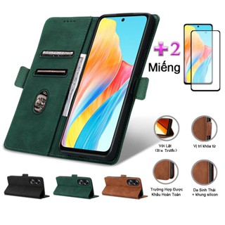 Bao Da 2 Trong 1 Ốp Lưng Cho Điện Thoại OPPO A58 4G A77S A79 5G A60 A95 4G A78 4G A98 5G A76 A36 F9 F11 Bao Da