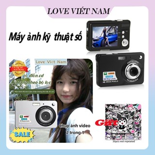 （🎁Quà tặng）Sinh viên Máy ảnh kỹ thuật số Vintage CCD Campus HD Mang theo máy ảnh vlog nhỏ Bắt đầu quà tặng máy ảnh