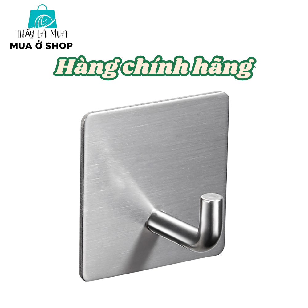 Combo 5 móc dán tường Inox Thaylamua cao cấp siêu dính, không khoan, siêu chống nước, bền bỉ | BigBuy360 - bigbuy360.vn