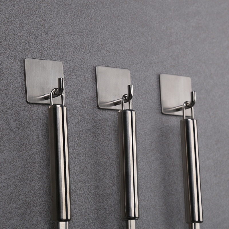 Combo 5 móc dán tường Inox Thaylamua cao cấp siêu dính, không khoan, siêu chống nước, bền bỉ | BigBuy360 - bigbuy360.vn