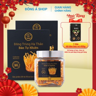 Đông Trùng Hạ Thảo bán tự nhiên Dược Quý Đường-  Hỗ trợ bồi bổ cơ thể, bổ phế, ích gan thận - Combo đông trùng sấy khô