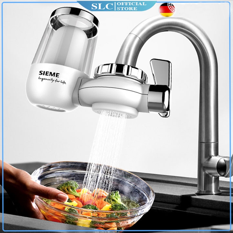 Lọc Nước Đầu Vòi ⚡️𝐅𝐑𝐄𝐄 𝐒𝐇𝐈𝐏⚡️ Bộ Lọc Nước Sạch Tại Vòi Công Nghệ ĐỨC (Tặng kèm các đầu vặn lắp)