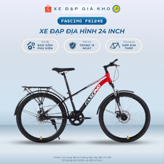 Xe Đạp Địa Hình Fascino FS124S 24 Inch Khung Hợp Kim Thép Bền Bỉ