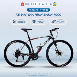 Xe Đạp Touring Fascino FT700S Lốp Xe Compass 700x28C, Khung Hợp Kim Thép Cường Lực