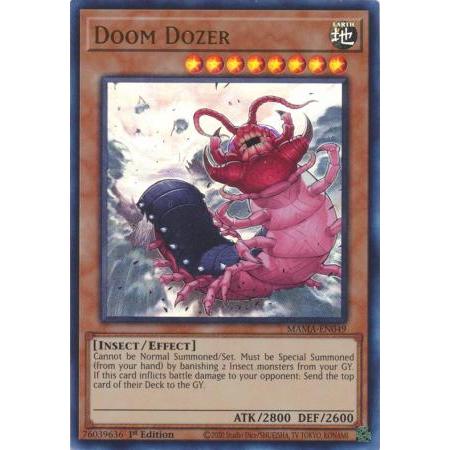 [ Bài Yugioh Chính Hãng ] Doom Dozer - MAMA-EN049 - Ultra Rare 1st Edition