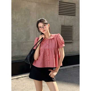 KIDO - Áo babydoll cổ bèo tay phồng MAISY TOP