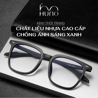 Gọng kính HUNO Kính mắt nam nữ chất liệu kim loại và nhựa TR90 cao cấp thiết kế cá tính riêng biệt - K205