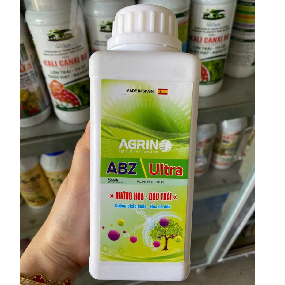 Phân bón lá ABZ Ultra 500ml Agrino - Chống rụng bông, tăng đậu trái