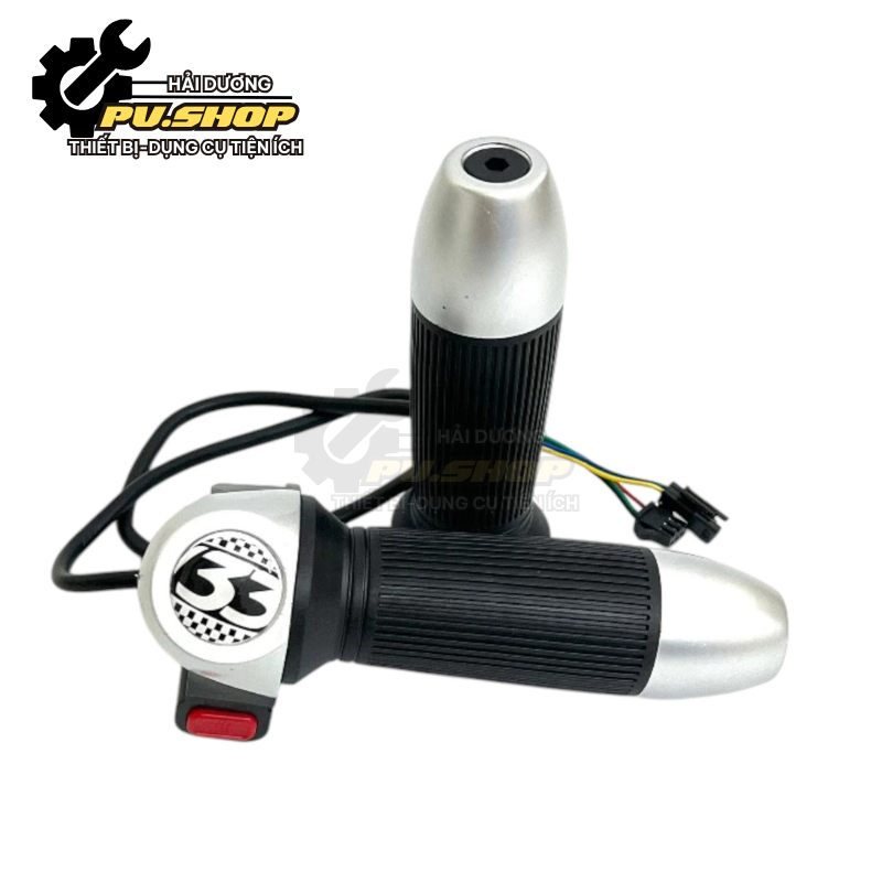 Tay Ga Xe Điện Ruồi 133s To và 133s Mini Có Nút - Phụ Kiện Xe Điện