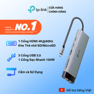 [Hỏa Tốc] HUB USB TP-Link UH9120C USB Type-C 9 Cổng Kết Nối – HUB USB Chuyên Dành Cho PC/LapTop