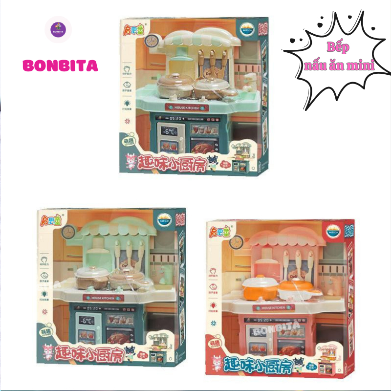 Đồ chơi bộ bếp nấu ăn mini cho bé
