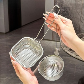 Sét 2 Vợt Nhúng Lẩu, Nhúng Mì - Muôi Cài Nồi Nẩu Lọc Vớt Thức Ăn Nhúng Lẩu Bằng Inox 304 An Toàn