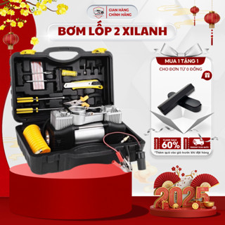 Bơm Lốp Ô Tô 2 Xi Lanh Công Suất Lớn MEEOTO Hàng Chất Lượng Cao Bảo Hành 12 Tháng