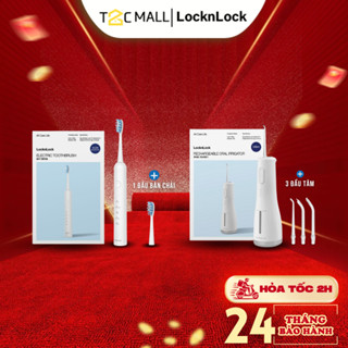 Bàn Chải Điện LocknLock, Tăm Nước LocknLock Vệ Sinh Răng Miệng Cao Cấp ENR154WHT ENR331WHT T2C Mall