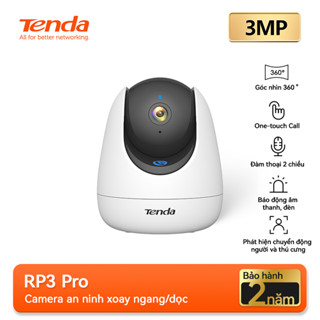  Camera PTZ thông minh Tenda CP3 PRO AI 3MP WiFi 6 phát hiện tiếng khóc của trẻ sơ sinh gọi điện chỉ với một nút bấm. 