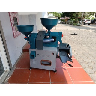Mới! Máy xát lúa thành gạo, nghiền ngô thóc thanh cám, lọc sạn model TF5555