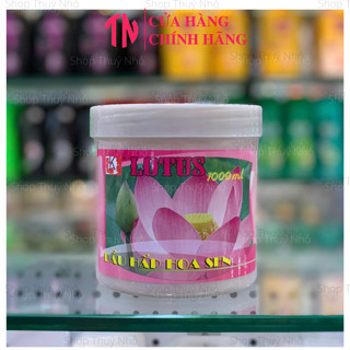 [CHÍNH HÃNG] Kem hấp tóc, dầu hấp dưỡng tóc suôn mềm hoa sen Lotus - 1000ml phục hồi tóc hư tổn nặng nề