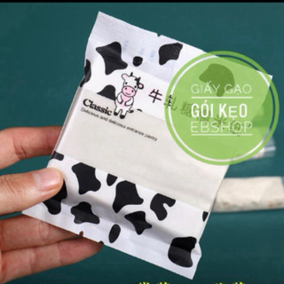 Giấy gạo gói kẹo mứt 500 tờ ăn được Giấy gạo gói kẹo Nougat kẹo Hạnh phúc