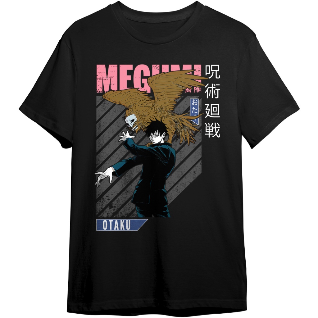 Áo Thun Unisex Megumi Fushiguro Anime Tee Art, Jujutsu Kaisen Shirt, Megumi Fushiguro Chú Thuật Hồi 